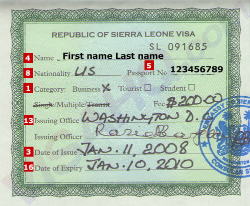 Sierra Leone Visa